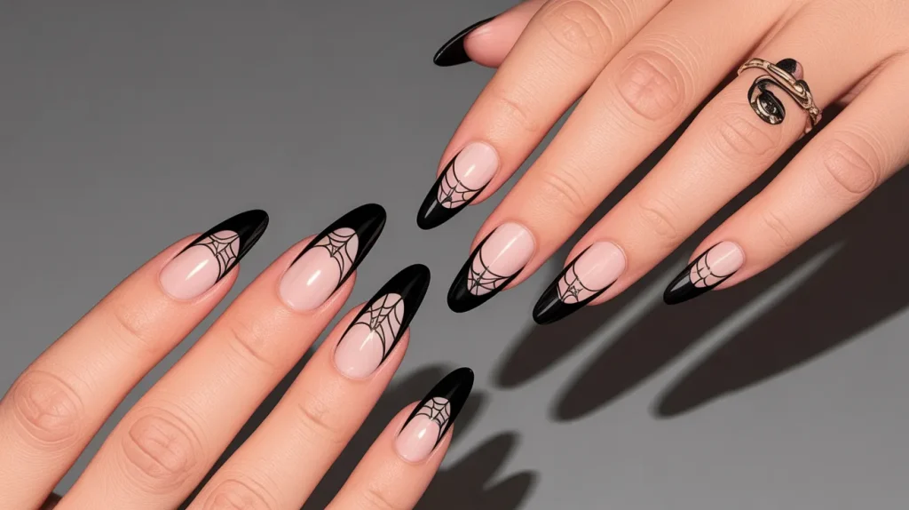 cobweb french tips classic tips outlined xZtf7dY2TCu2mDDvODbGiQ PdGos5nLT C4PWaF0N4EXw