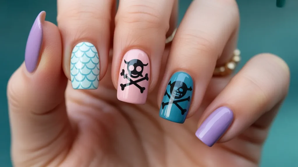 mermaid pirate mix nails add mermaid sca 4kI4gW RQgSakgqEL2i1Ow QdWVlS2aQfy4 qQ43uE zA